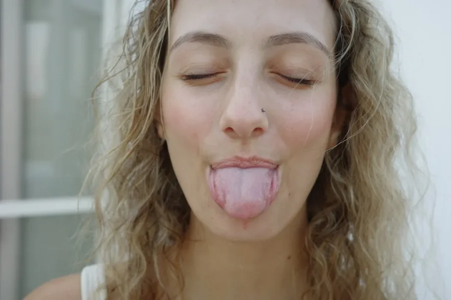 Girl Making A Silly Face