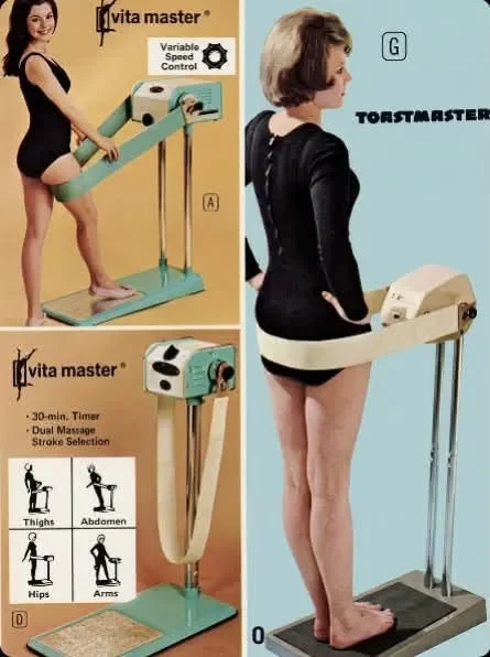 May be an image of text that says '1vita master Variable Speed Control G TORSTMASTER 1ៀ Ivtamaster master 30-min. Timer Dual Massage Massage StrokeSelection Selection Stroke Thighs Abdomen Hips Arms D 0'