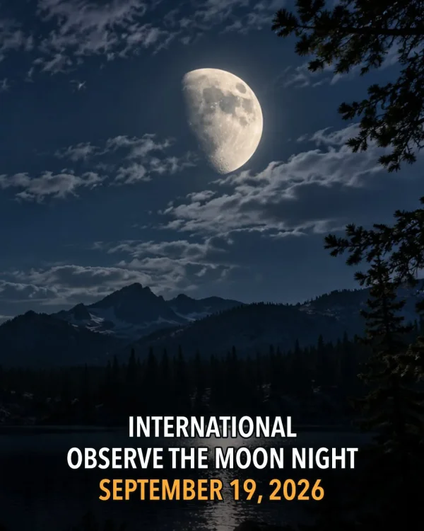 May be an image of text that says 'INTERNATIONAL OBSERVE THE NIGHT SEPTEMBER 19, 2026'