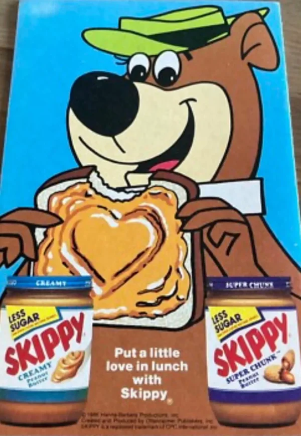 May be an image of text that says 'CREAMY SKIpPY CREAMY LESS SUGAR SUGAR CREAMY รัแ ROSVER PEaRUT الاله V7 KPERCMUNE KPFS CHUNY LESS SUGAR SKIPPY SUPER Eareee CHUNK Put a little love in lunch with Skippy' May be an image of text that says 'CREAMY SKIpPY CREAMY LESS SUGAR SUGAR CREAMY รัแ ROSVER PEaRUT الاله V7 KPERCMUNE KPFS CHUNY LESS SUGAR SKIPPY SUPER Eareee CHUNK Put a little love in lunch with Skippy'
