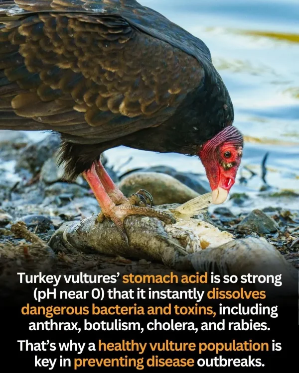 May be an image of vulture and text