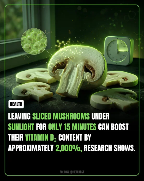 May be an image of shiitake mushrooms, mushroom and text