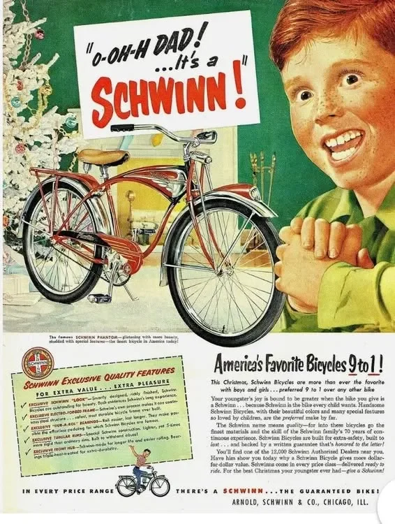 May be an image of bicycle and text